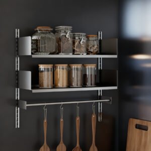 Wall-mounted Organizers-Rack for seasoning bottles