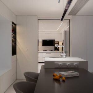 Kitchen Cabinets-Melamine facing artificial board