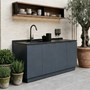 Kitchen & Outdoor Kitchen Combination