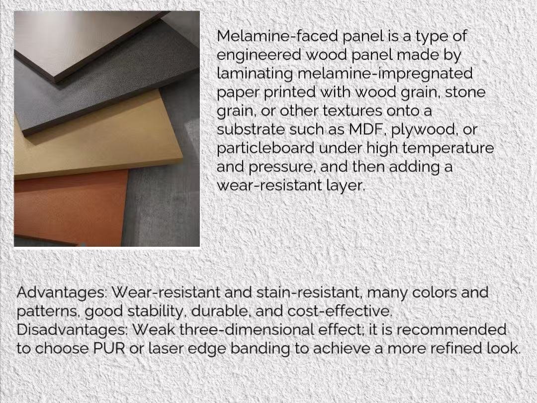 melamine faced cabinet panels