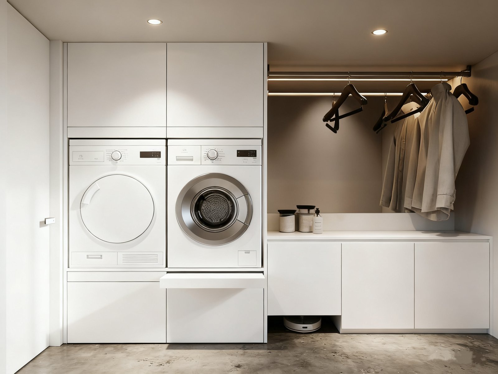 Custom laundry room cabinets cost breakdown by size and material