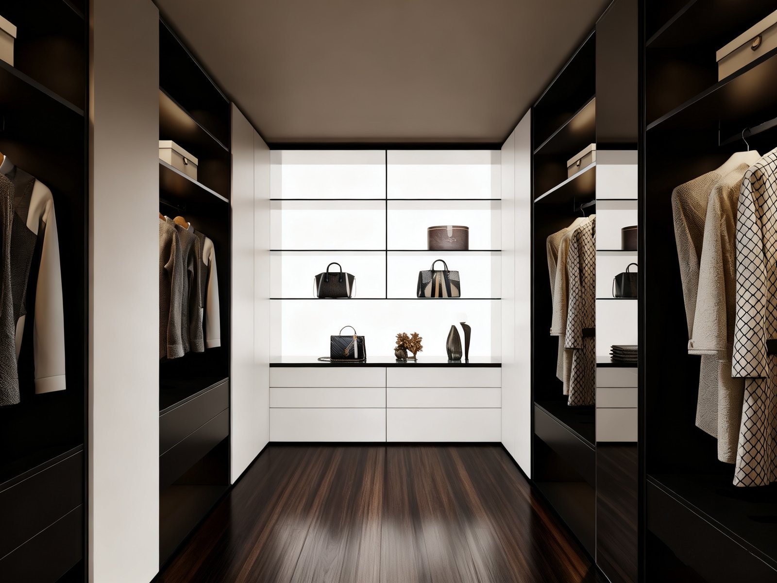 Built-in closet cost comparison by size and storage configuration