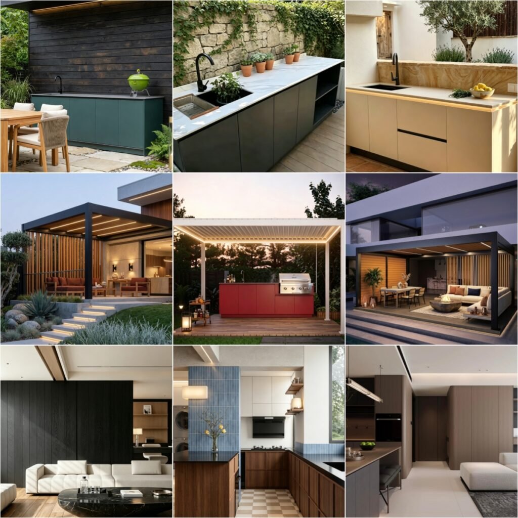 outdoor kitchen