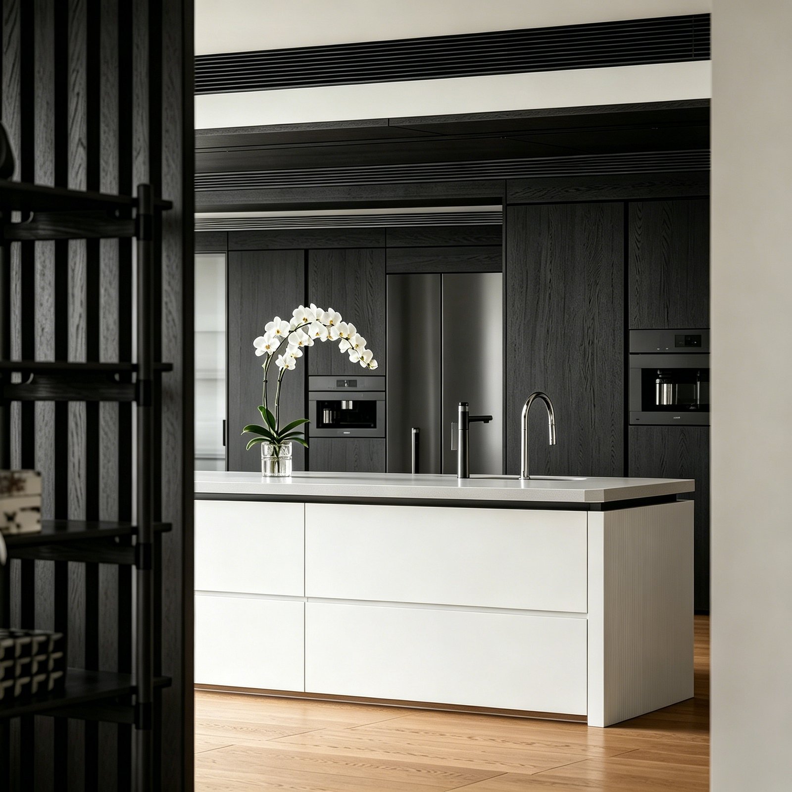 Custom kitchen cabinets cost guide - high-end cabinetry installation in a modern kitchen